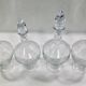 Art deco crystal glass service