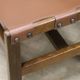 Series of 6 vintage Maison Regain chairs in leather and wood, 1960s
