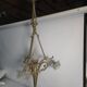 Antique bronze chandelier in Louis XV style