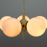 Chandelier Sputnik by Elektroinstala Decin, 1970s