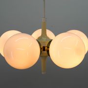 Lustre space age poutnik par Elektroinstala Decin, années 1970