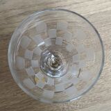 Set of 6 engraved wine glasses