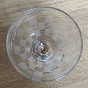 Set of 6 engraved wine glasses