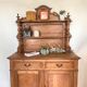 Vaisselier & Parisian sideboard raw wood