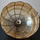 Mother-of-pearl and brass suspension