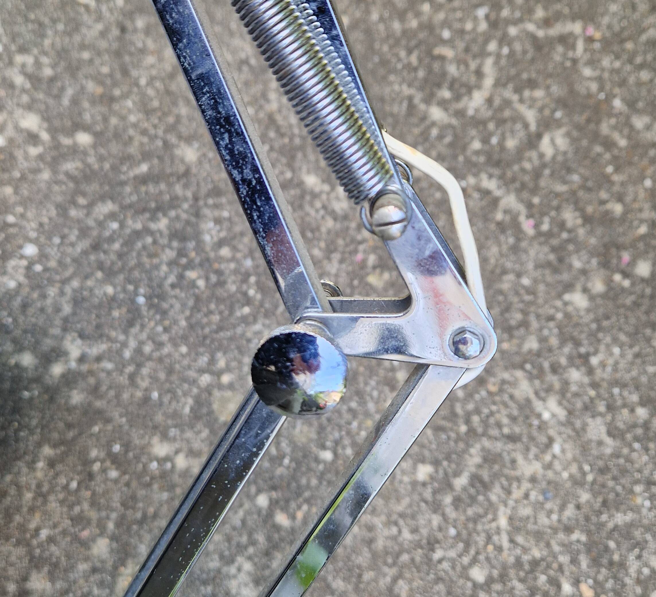 LUXO Jac Jacobsen EO 1961 chrome articulated lamp