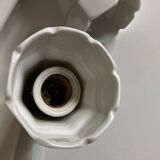 Pair of porcelain wall lights 1950 bathroom