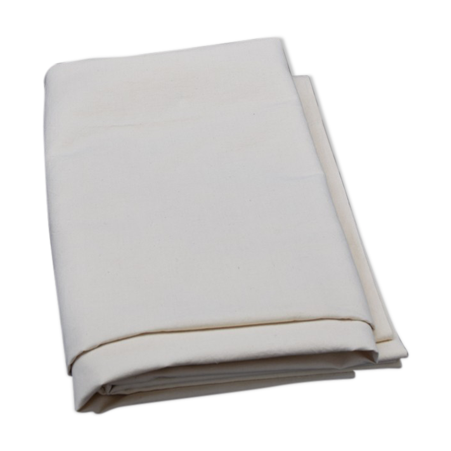 Drap ancien XIXe métis et lin