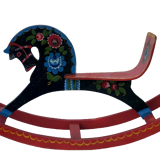 Wooden rocking horse