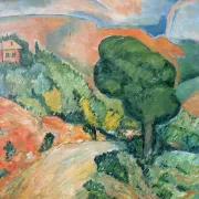 Route of the St Victoire Mountain, oil on canvas