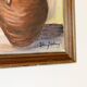 Original Swedish Mid-Century Oil on Panel " Still Life" by Solveig Dahlberg - Vintage & Framed