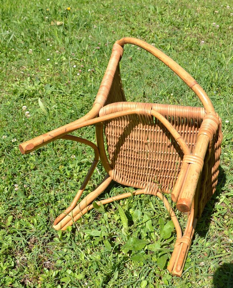 Rattan child chair