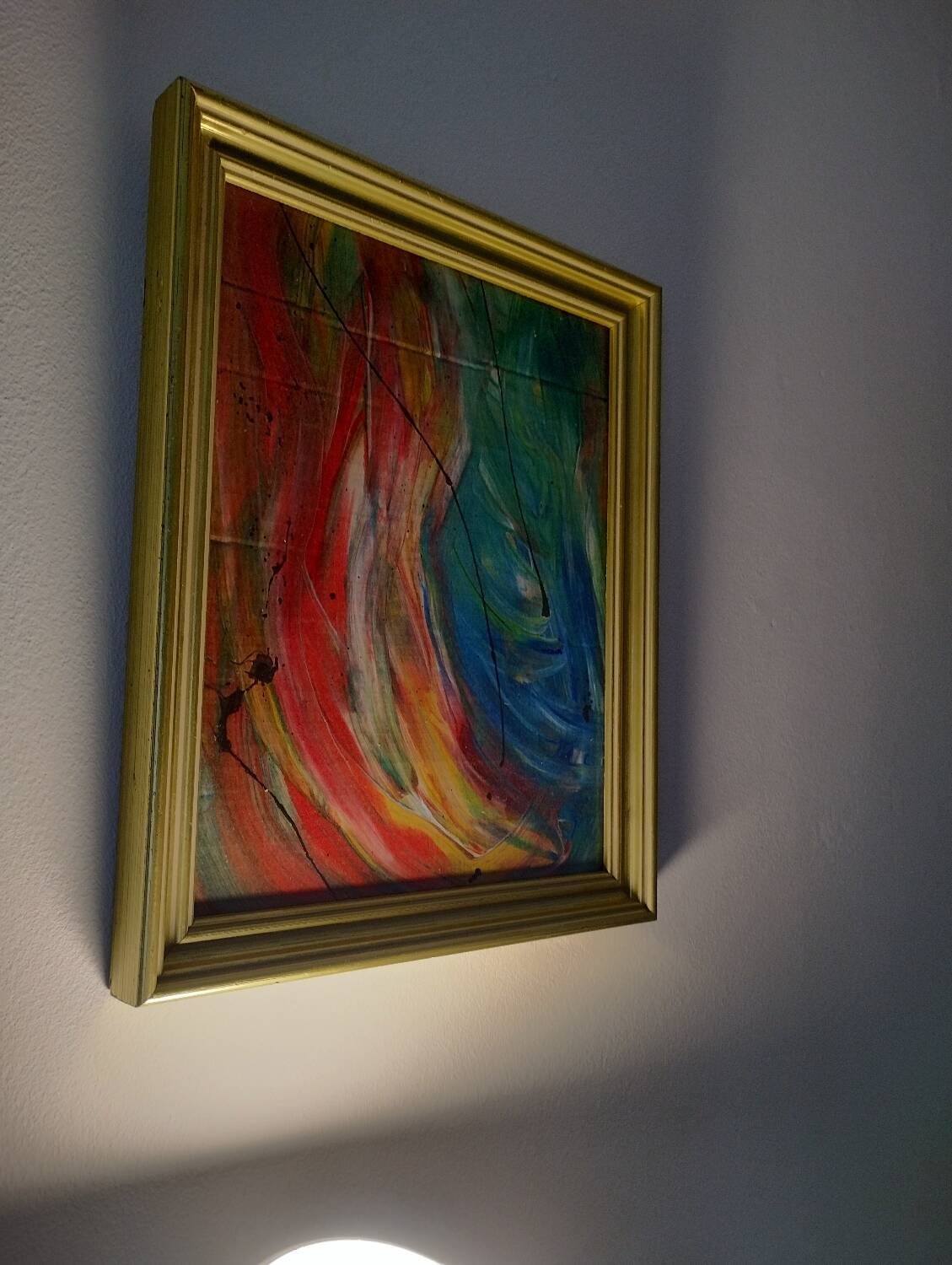 Small abstract painting