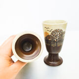 Pair of mazagran (coffee cups) 1970s