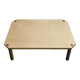 Important vintage italian coffee table 1960 in formica, brass & gold steel