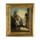 Tableau huile sur panneau du début 19ème