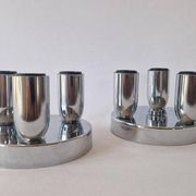 Set of Two Wall Lamps, Flush Mount, Sputnik, Space Age, Italy, 1970s
