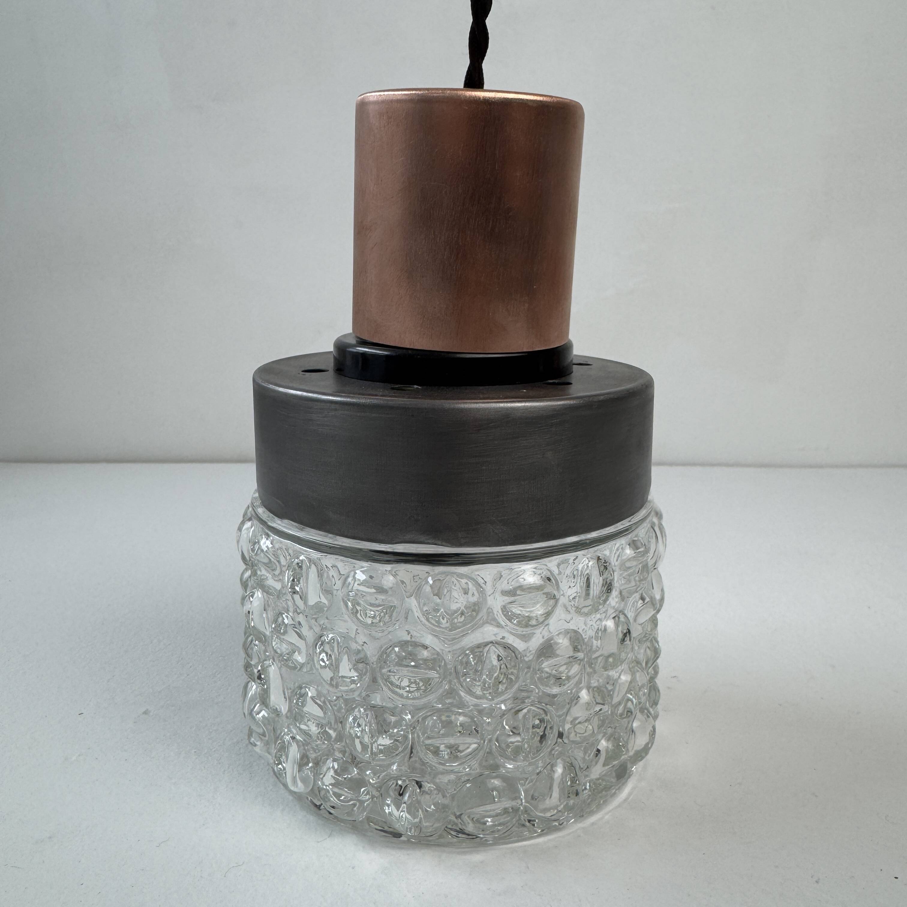 Old cascade chandelier 3 lights 1970 vintage