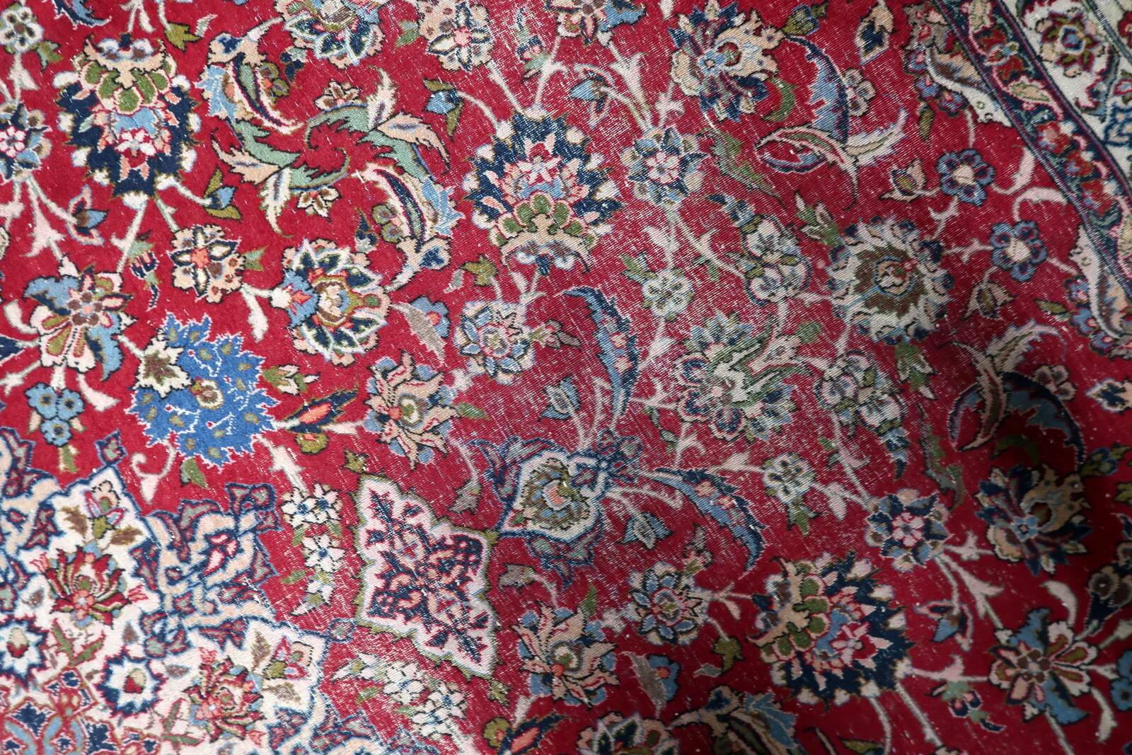Antique Persian Tabriz handmade rug 309 x 404 cm 1900s - 1C1209