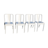 4 Tolix chairs by designer Xavier Pauchard model T37 1950