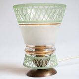 Small old glass lamp