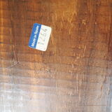 Sconce in wood and yellow glass ball from the 1960/1970