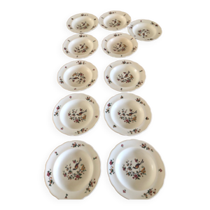 Assiettes ancienne porcelaine Art
