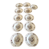 Old Art Nouveau porcelain plates Pyroblan