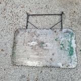 Antique folding garden table