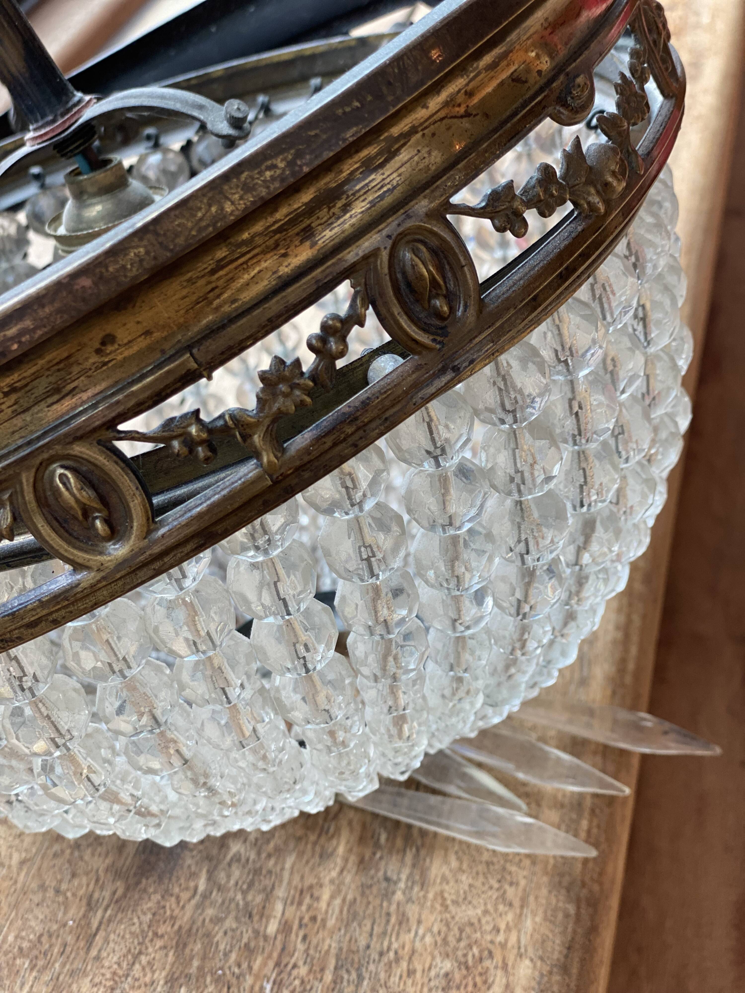 1930s hot air balloon chandelier