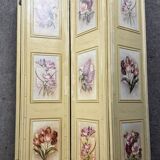 Large 4-panel Living Room Bedroom Privacy Screen circa 1940