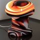Murano glass table lamp by Carlo Moretti, Italy 1960s