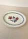 Oval plate with floral pattern - Digoin Sarreguemines - Cannes Collection