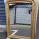 Golden mirror from the louis-philippe period in perfect condition
