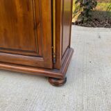 Buffet anglais 2 portes 2 tiroirs bois massif merisier satin
