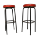Lot of 2 red stools 50/60