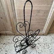Wrought iron magazine rack
