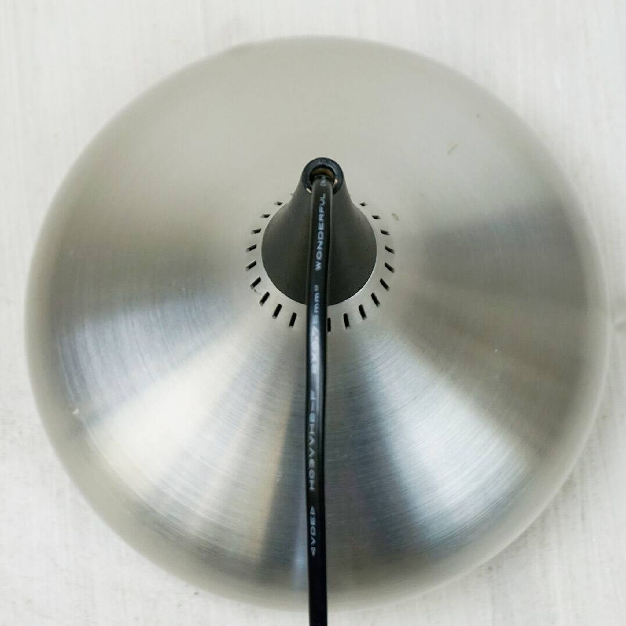 Silver suspension light Orient by Jo Hammerborg for Fog and Morup, Denmark