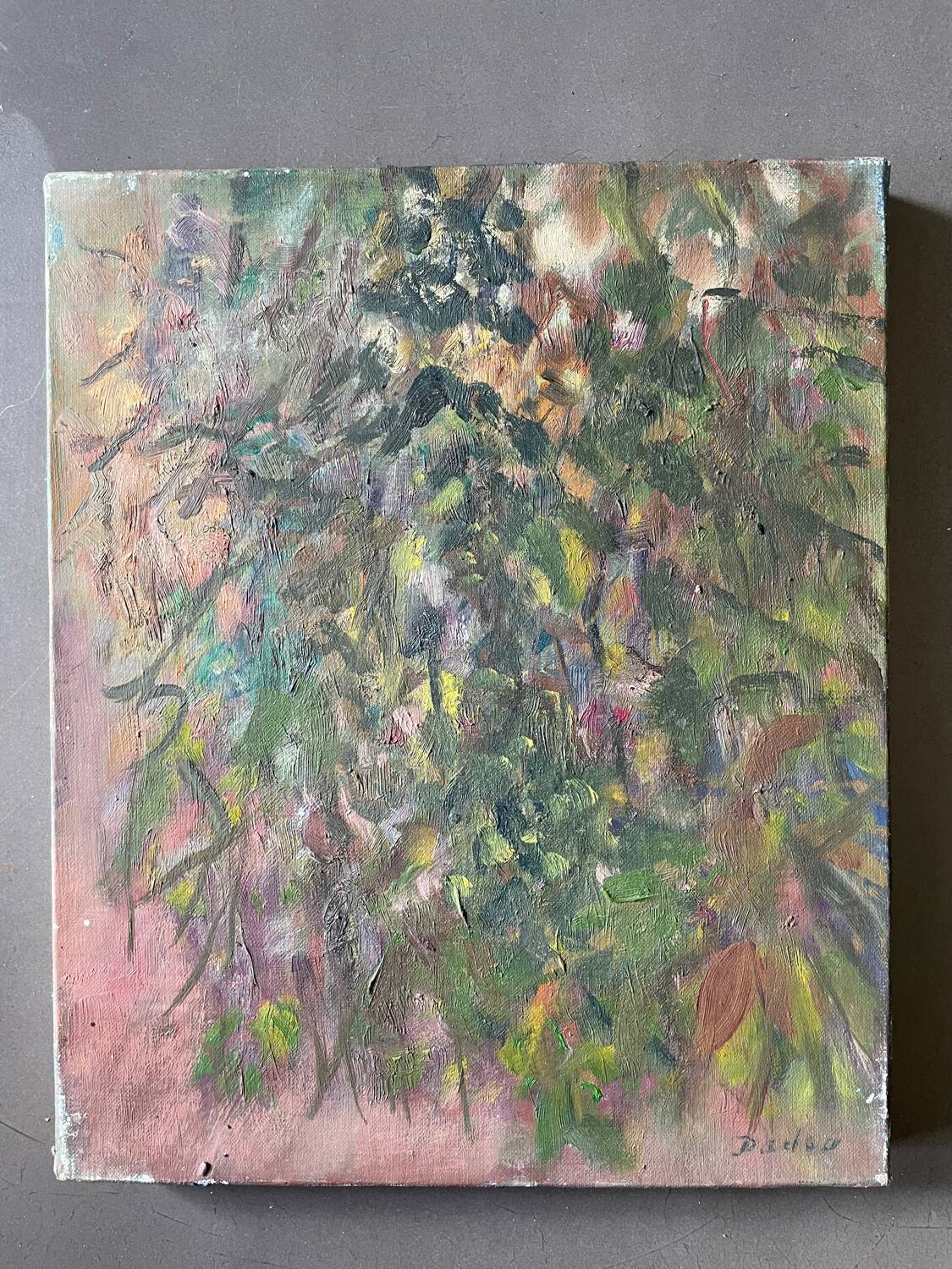 Vintage tree study table from the 70s