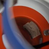 Danish vintage pendant lamp Superlight by David Mogensen, 1980s