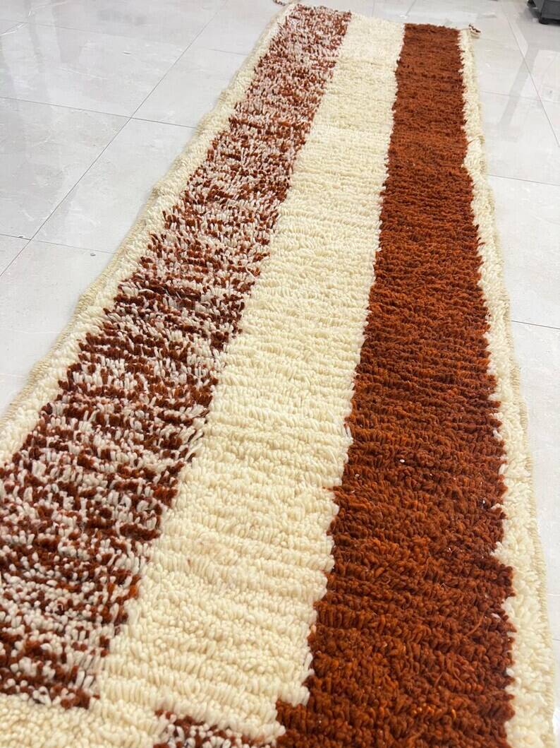 Handmade runner rug 300cm x 90cm