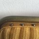 Paire de chaises Lafuma velours moutarde vintage 60/70’s