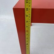 Milo Baughman for Thayer Coggin Formica Red Side Coffee Table 1960s