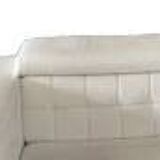 Leather sofa, white leather corner sofa