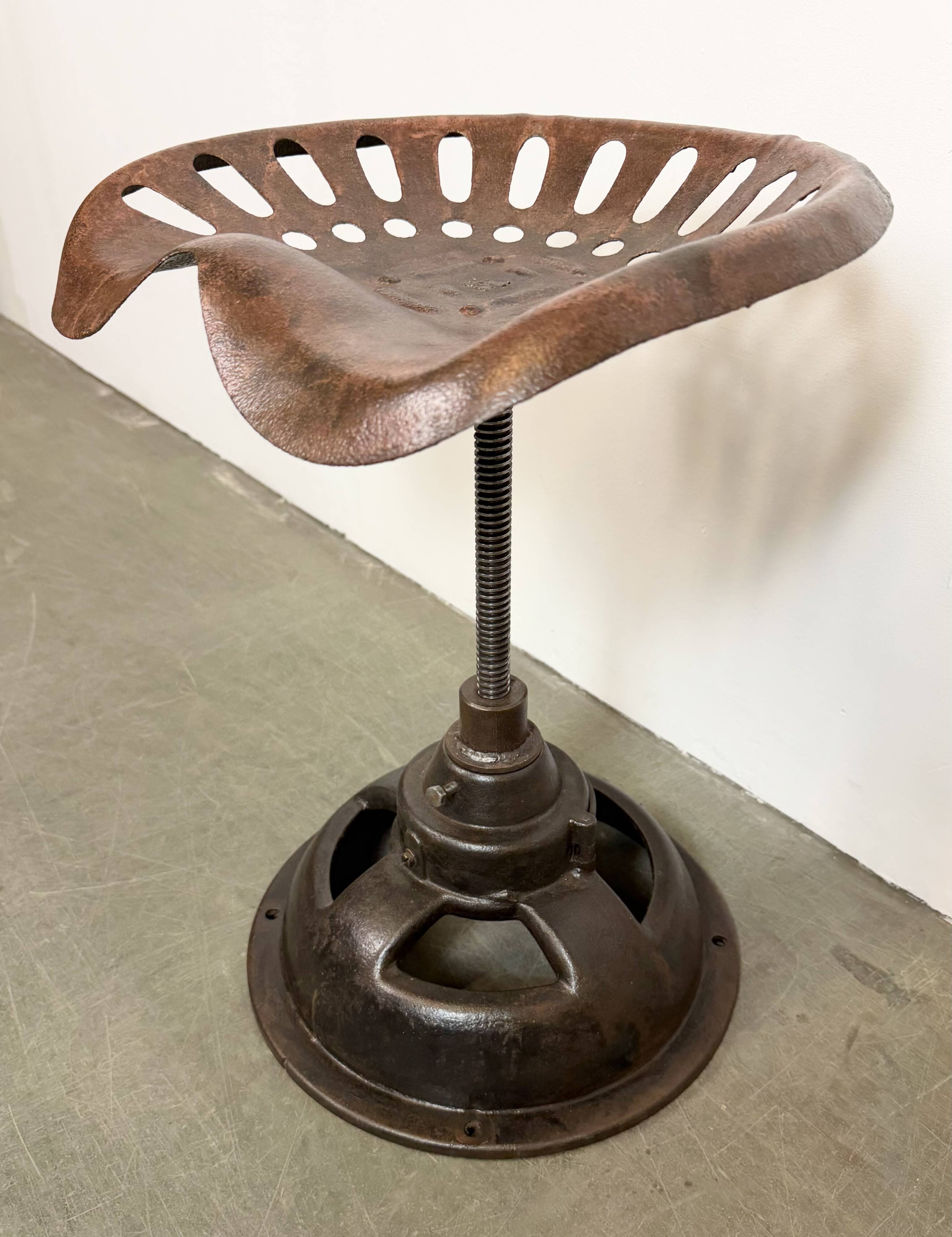 Vintage Industrial Swivel Chair, 1950s