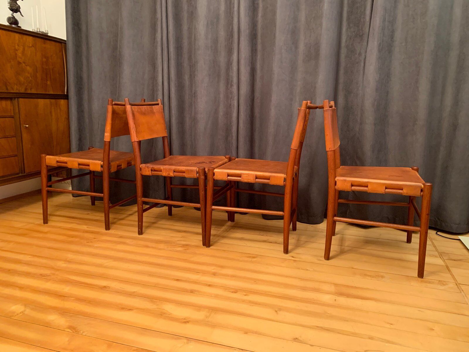 Chaises danoises, années 1960, ensemble de 4