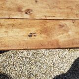 Old cherry farm table