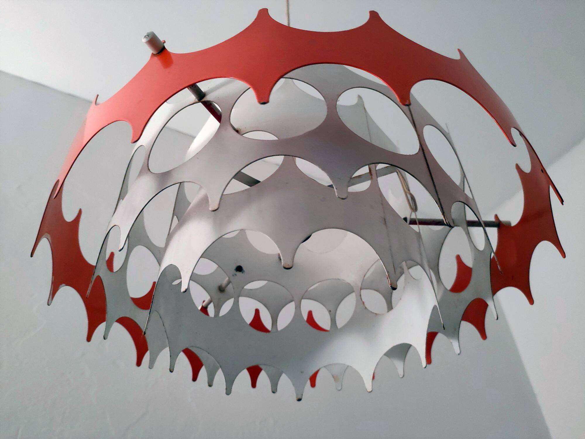 Vintage Pendant Lamp • Doria Leuchten • Space Age • 1960