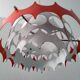 Vintage Pendant Lamp • Doria Leuchten • Space Age • 1960