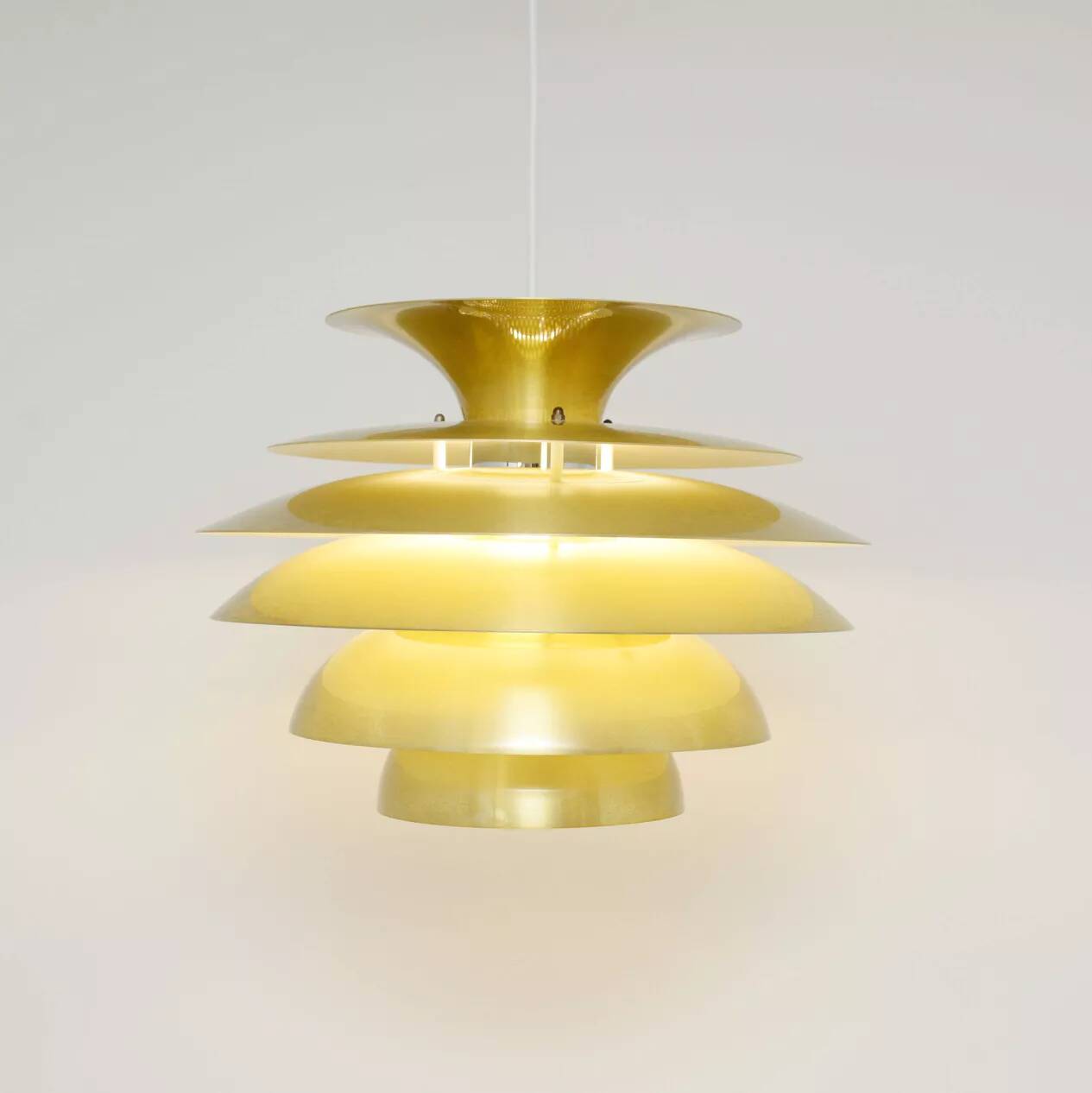 Golden lamp, Denmark 1970s